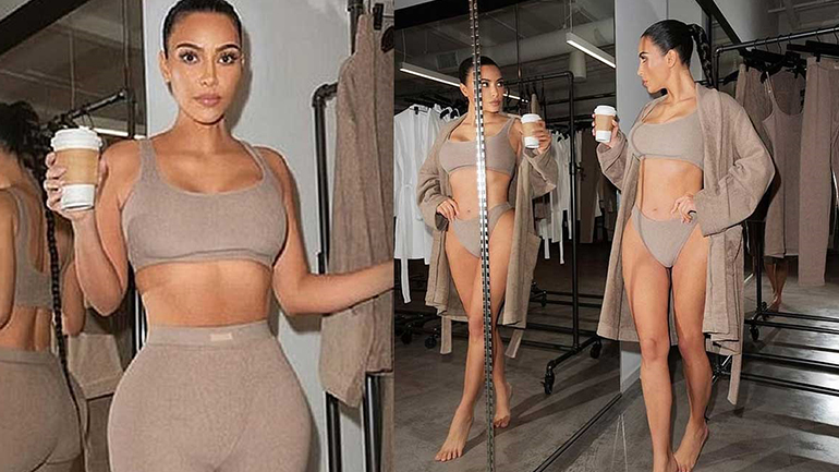 Kim Kardashian: Πιο αδύνατη από ποτέ ποζάρει φορώντας ρούχα από τη νέα της κολεξιόν