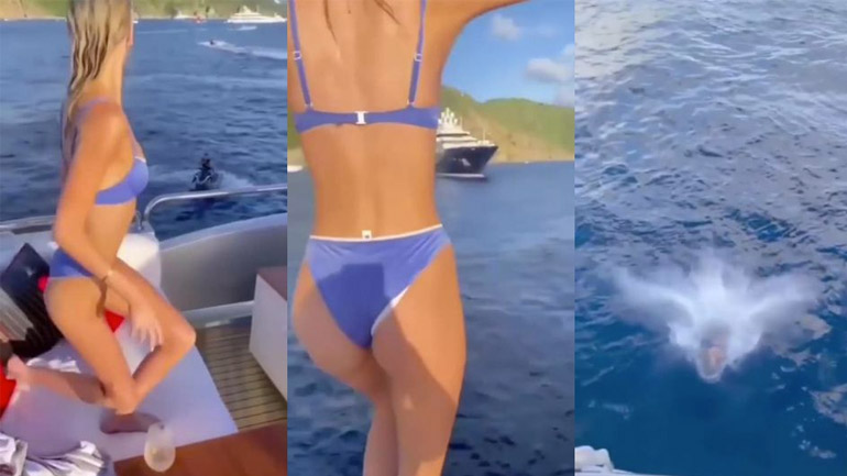 Μοντέλο κάνει βουτιά – fail Μοντέλο κάνει βουτιά – fail