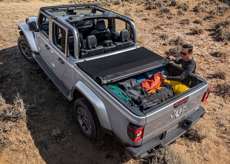 Η καρότσα μπορεί να φιλοξενήσει αποσκευές έως 1.000 λίτρα