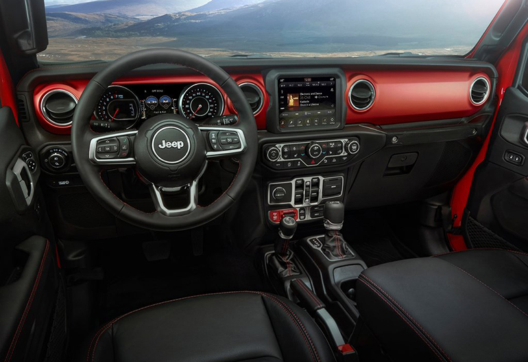 Το εσωτερικό του αμερικάνικου pick up