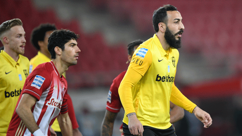 Άρης: Θλάση ο Μήτρογλου, χάνει το παιχνίδι με τον Ολυμπιακό