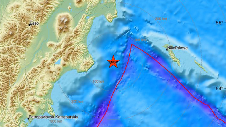 Ρωσία: Σεισμός 6,9 βαθμών στην περιοχή Ουστ-Καμτσάτσκι