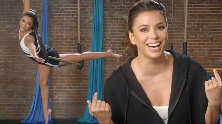 To workout της Eva Longoria για καλλίγραμμα πόδια