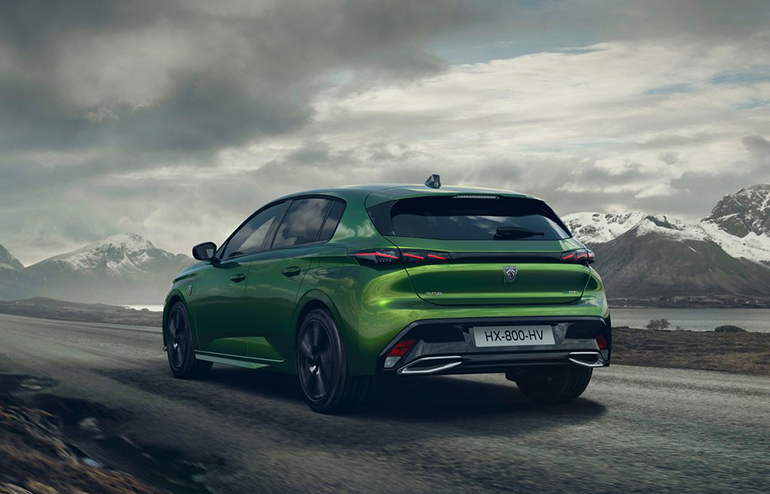 Η πίσω όψη του νέου Peugeot 308