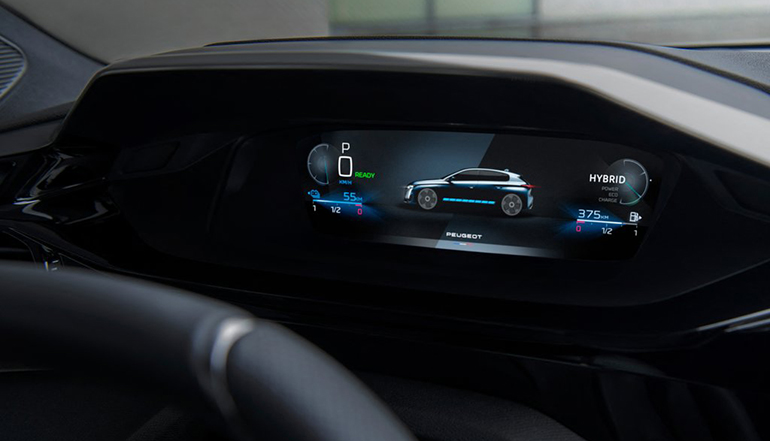 Ο πίνακας οργάνων...