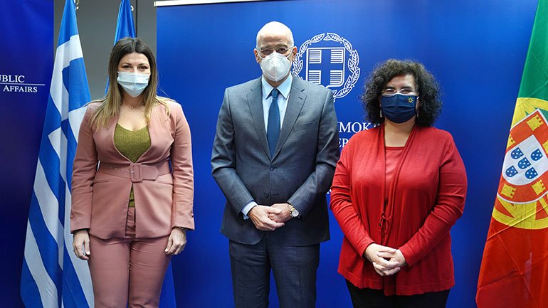 Τηλεδιάσκεψη Ν. Δένδια με πρέσβεις κρατών-μελών της Ε.Ε.