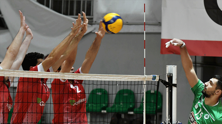 Βόλεϊ: Εύκολη νίκη για τον Παναθηναϊκό, 3-0 σετ τον Φίλιππο