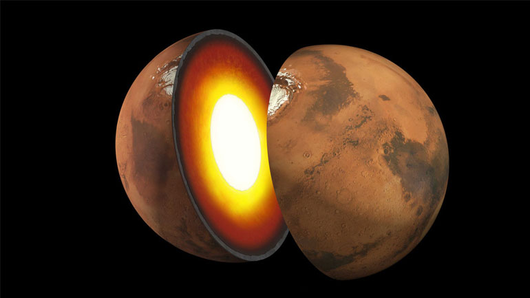 Μετρήθηκε για πρώτη φορά ο πυρήνας του Άρη και βρέθηκε απρόσμενα μεγάλος