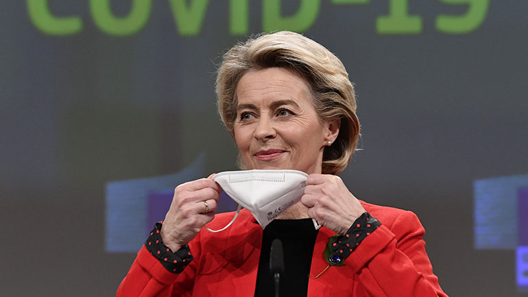 Αμοιβαιότητα και ειλικρίνεια στις εξαγωγές εμβολίων ζήτησε η πρόεδρος της Ευρωπαϊκής Επιτροπής