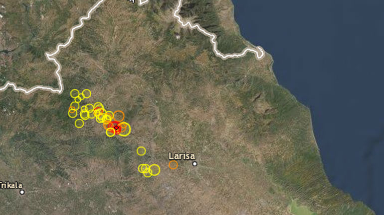 Σεισμός 4,1 Ρίχτερ στην Ελασσόνα