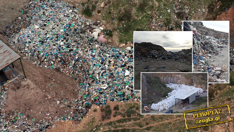 Eμφύλιος πόλεμος στην Άνδρο για τα σκουπίδια