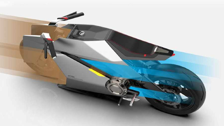 Η ηλεκτρική μοτοσικλέτα που καθαρίζει τον αέρα