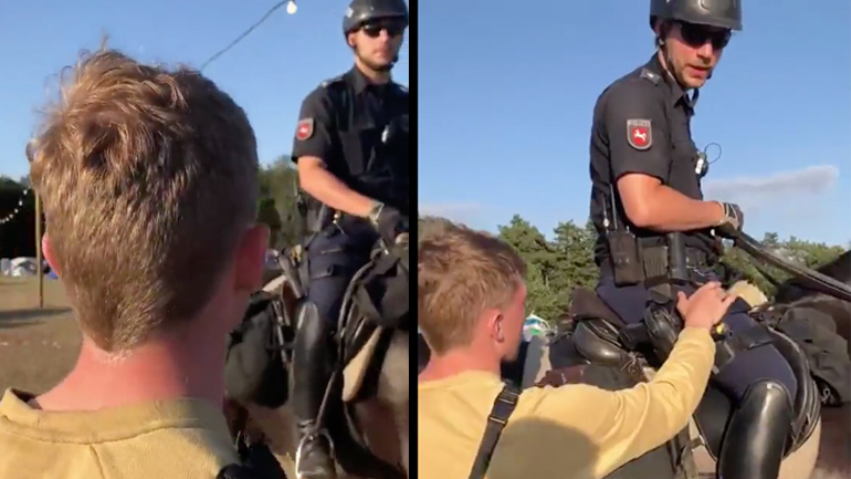 Μπορώ να το χαϊδέψω; Μπορώ να το χαϊδέψω;