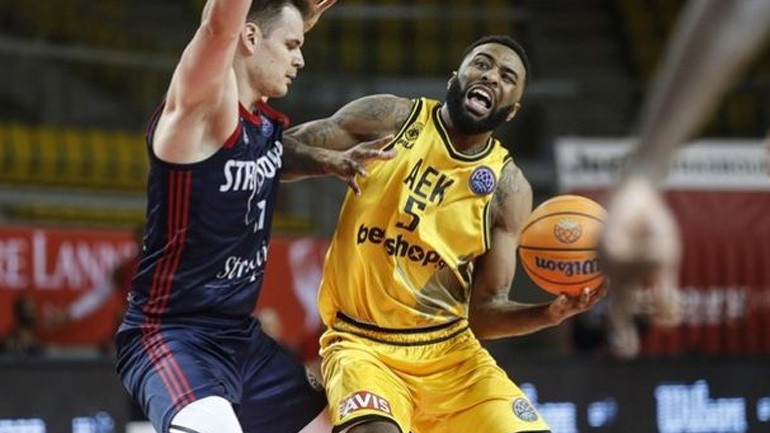 Ήττα για την ΑΕΚ, 91-73 η Στρασμπούρ