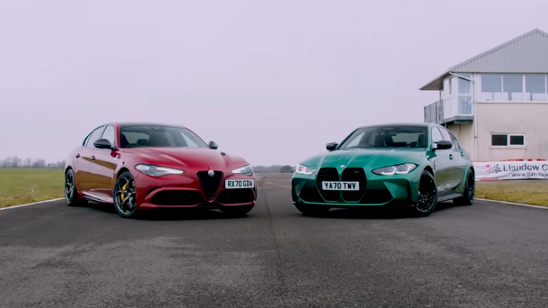 Alfa Romeo Giulia QV εναντίον BMW M3 Competition