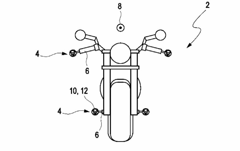 Η τοποθέτηση των ανακλαστήρων θα γίνεται στο τιμόνι