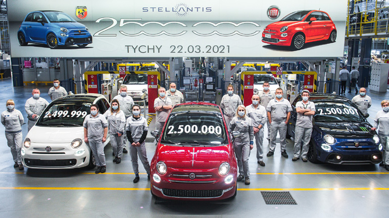 Μόνο στην Πολωνία έχουν κατασκευαστεί 2,5 εκατ. Fiat 500 Μόνο στην Πολωνία έχουν κατασκευαστεί 2,5 εκατ. Fiat 500