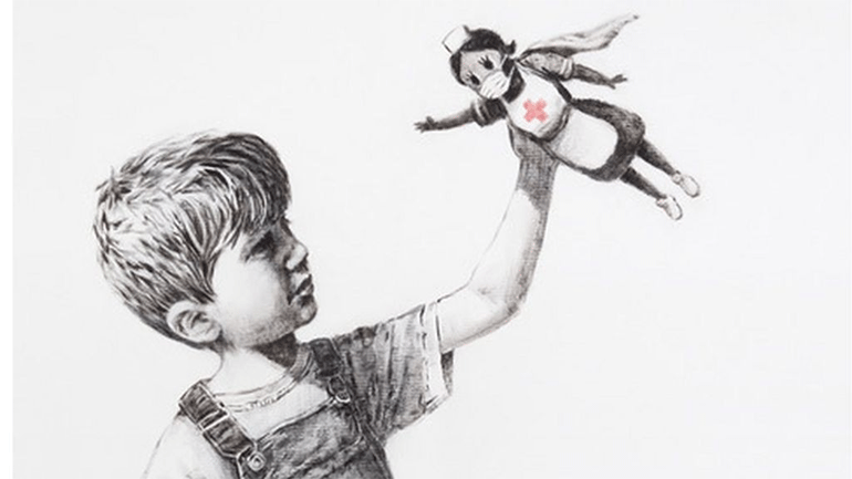 Μπάνσκι: Έργο-φόρος τιμής στο βρετανικό Εθνικό Σύστημα Υγείας πωλήθηκε σε τιμή ρεκόρ