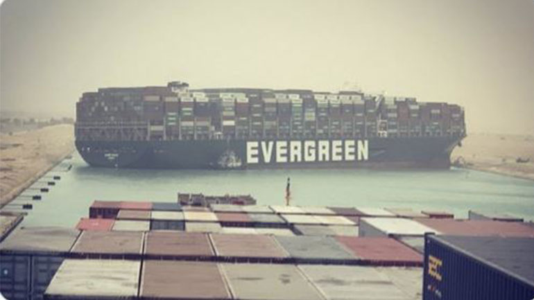 Φράκαρε η διώρυγα του Σουέζ – Ακινητοποιήθηκε πλοίο μήκους 400 μέτρων Φράκαρε η διώρυγα του Σουέζ – Ακινητοποιήθηκε πλοίο μήκους 400 μέτρων