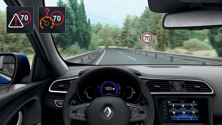 Εφοδιάζεται με πλειάδα συστημάτων υποβοήθησης του οδηγού.