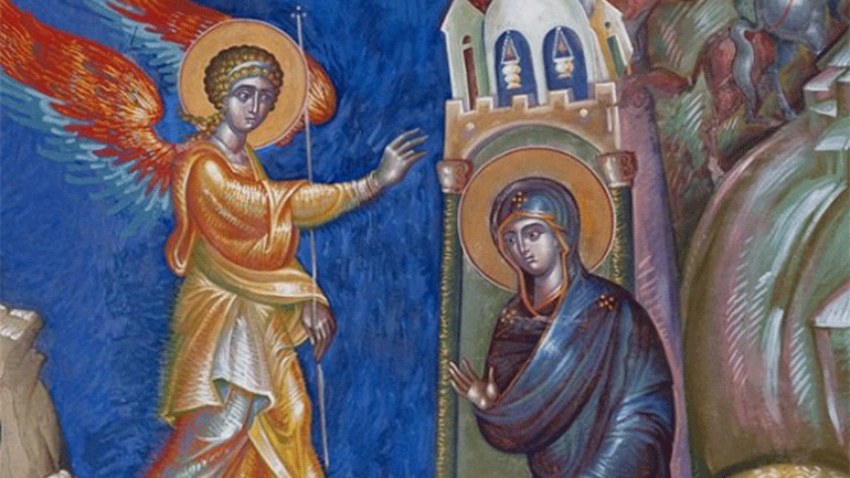Εορτή του Ευαγγελισμού της Θεοτόκου: «Χαίρε Κεχαριτωμένη, ο Κύριος μετά σου»