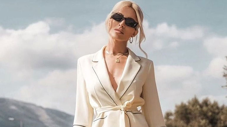 To pyjama look της Κατερίνας Καινούργιου που αξίζει την προσοχή σας