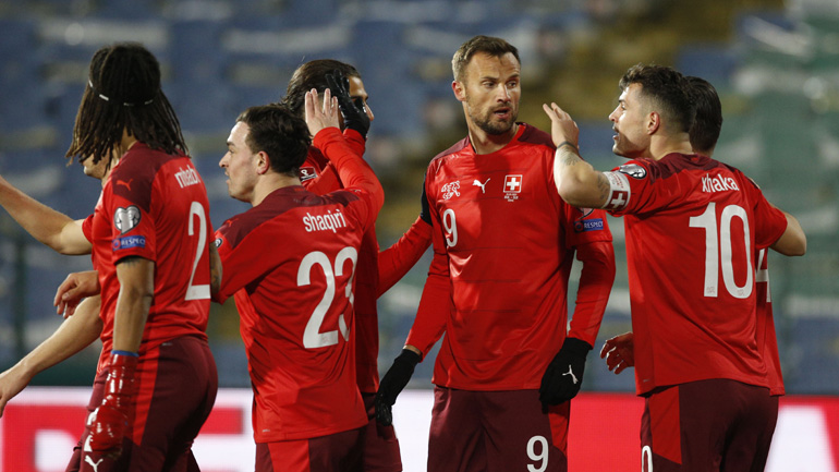 Ανώτερη η Ελβετία, 3-1 τη Βουλγαρία