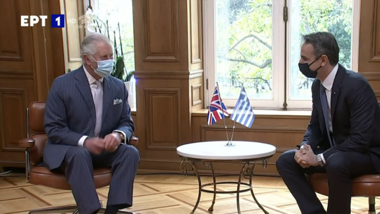 Στο Μέγαρο Μαξίμου ο πρίγκιπας Κάρολος για τη συνάντηση με τον πρωθυπουργό