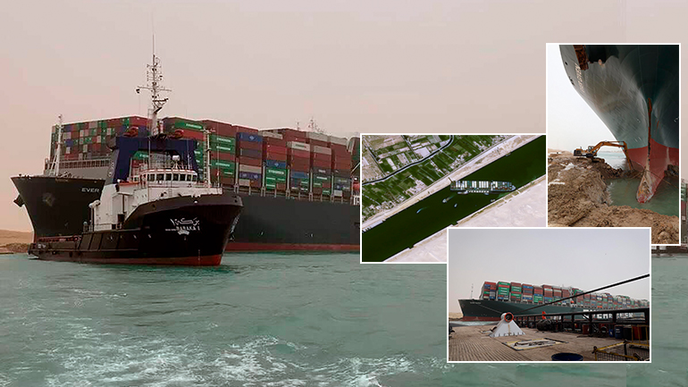 Μία προσάραξη με τερατώδες κόστος στη διώρυγα του Σουέζ