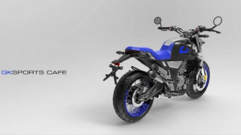 Πίσω ελαστικό διάστασης 160/17 με ακτινωτές ζάντες tubeless.