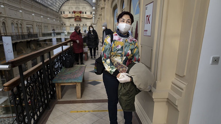 Η Ρωσία κατέγραψε 9.088 νέα κρούσματα και 336 θανάτους λόγω Covid-19