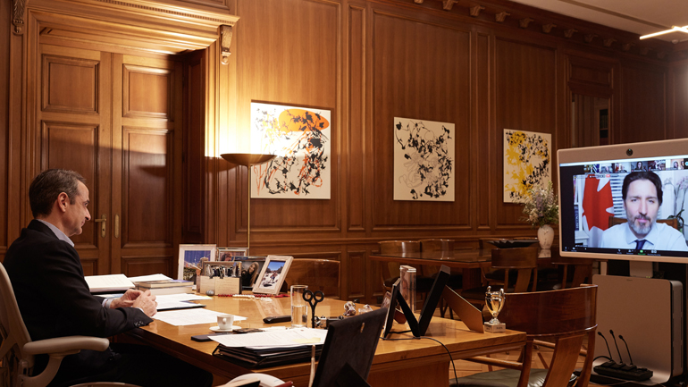 Μητσοτάκης σε Τριντό: Θέλουμε οι Καναδοί να μετέχουν στο success story της Ελλάδας