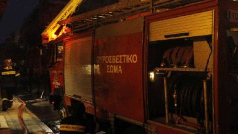 Παρανάλωμα του πυρός βιοτεχνία αλουμινίου στην Κρήτη