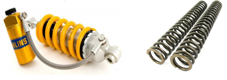 Ελατήρια εμπρός και αμορτισέρ STX 46 CC πίσω