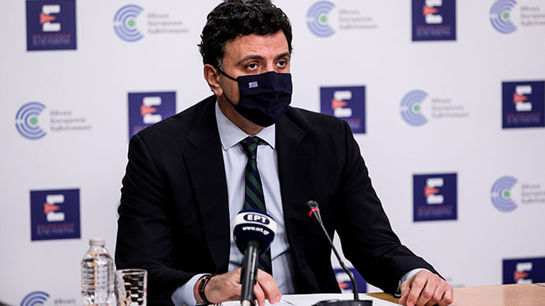 Τους εκπροσώπους των κομμάτων ενημερώνει στις 14:00 ο Βασίλης Κικίλιας