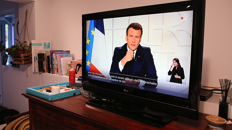 Πανεθνικό lockdown για έναν μήνα στη Γαλλία ανακοίνωσε ο πρόεδρος Μακρόν Πανεθνικό lockdown για έναν μήνα στη Γαλλία ανακοίνωσε ο πρόεδρος Μακρόν