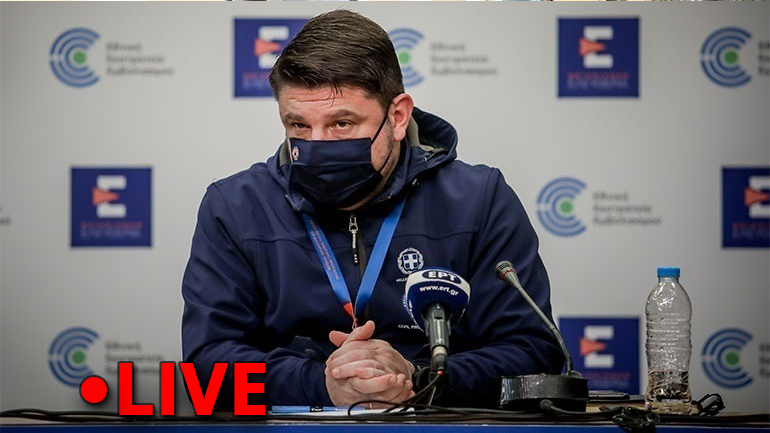 Δείτε Live: Η ενημέρωση για τον κορωνοϊό και τη χαλάρωση των περιοριστικών μέτρων