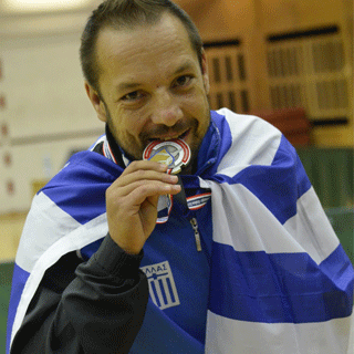 Ο αθλητής του ΣΑΝ, Μάριος Μαρκόπουλος