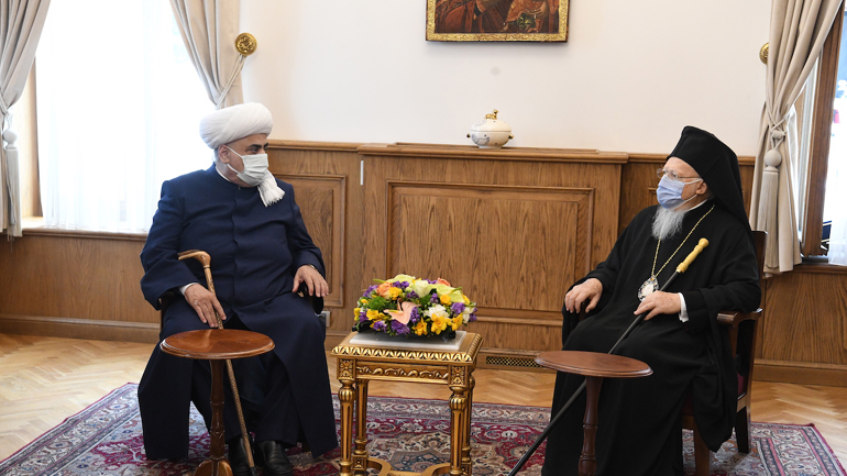 Το Οικουμενικό Πατριαρχείο επισκέφθηκε ο Μεγάλος Μουφτής του Καυκάσου