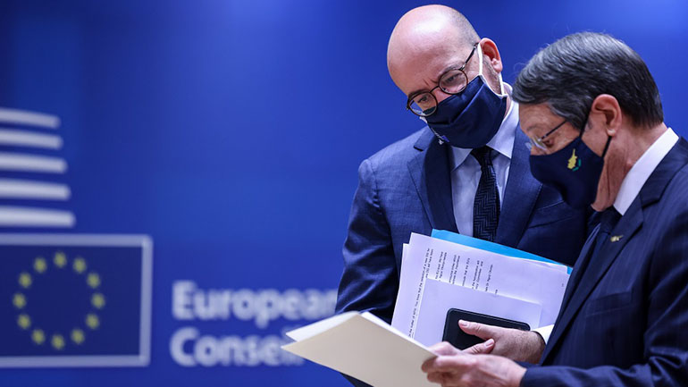 Τηλεδιάσκεψη του Ν. Αναστασιάδη με τον επικεφαλής του Ευρωπαϊκού Συμβουλίου Σ. Μισέλ Τηλεδιάσκεψη του Ν. Αναστασιάδη με τον επικεφαλής του Ευρωπαϊκού Συμβουλίου Σ. Μισέλ