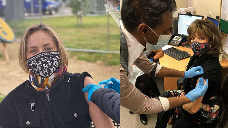 Vaxxie: Οι celebrities εμβολιάζονται και καθιερώvουν ένα νέο trend στις selfies