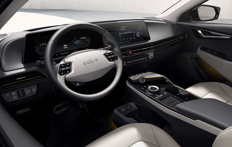 Λιτό, όμορφο, ψηφιακό και προσεγμένο το εσωτερικό του ηλεκτρικού crossover.