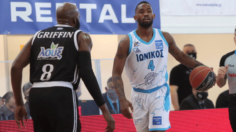 «Διπλό» διά χειρός Γκρίφιν για τον ΠΑΟΚ, 84-83 τον Ιωνικό