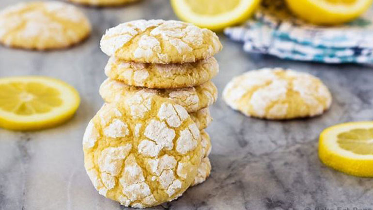 Λαχταριστά soft cookies με λεμόνι
