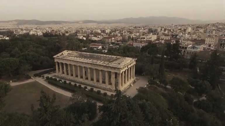 Η Αρχαία Αγορά από ψηλά