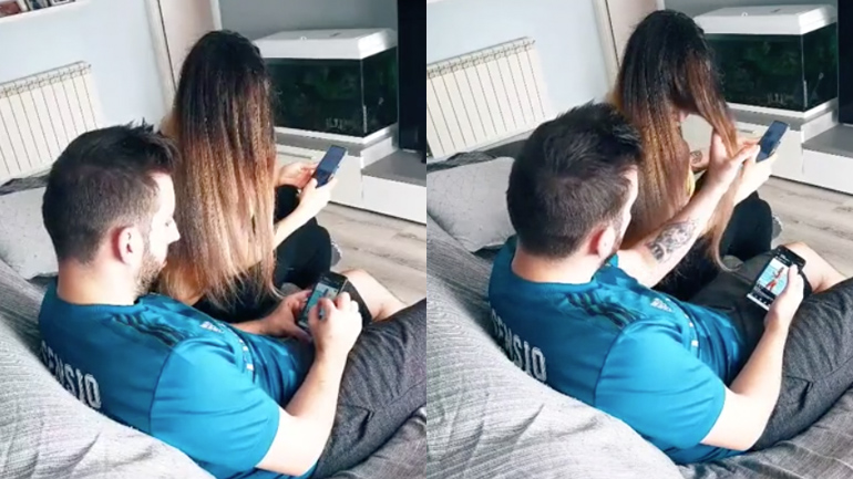 Όταν χαζεύεις στο Instagram δίπλα στην κοπέλα σου