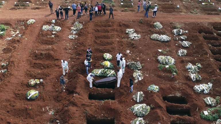 Βραζιλία-Covid-19: Νέο αρνητικό ρεκόρ 3.829 θανάτων σε 24 ώρες