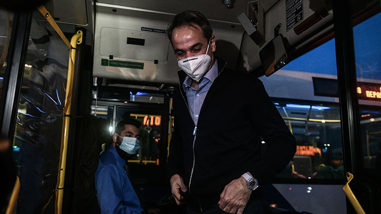 Κ. Μητσοτάκης: Επίσκεψη στο αμαξοστάσιο του ΟΣΥ