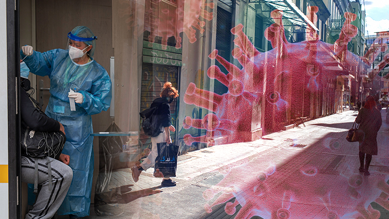 Ανακοινώθηκαν 2.801 κρούσματα σε 24 ώρες