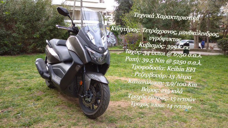 Βασικά τεχνικά χαρακτηριστικά του μοντέλου.